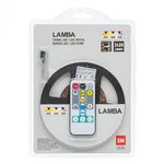Casa si Gradina - Corpuri si surse de iluminat - Benzi LED - Banda strip light, autocolanta, cu telecomanda, 12V, lungime 5m, alb - Infinity.ro