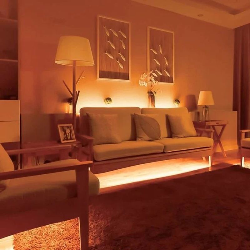 Casa si Gradina - Corpuri si surse de iluminat - Benzi LED - Banda strip light, autocolanta, cu telecomanda, 12V, lungime 5m, alb - Infinity.ro