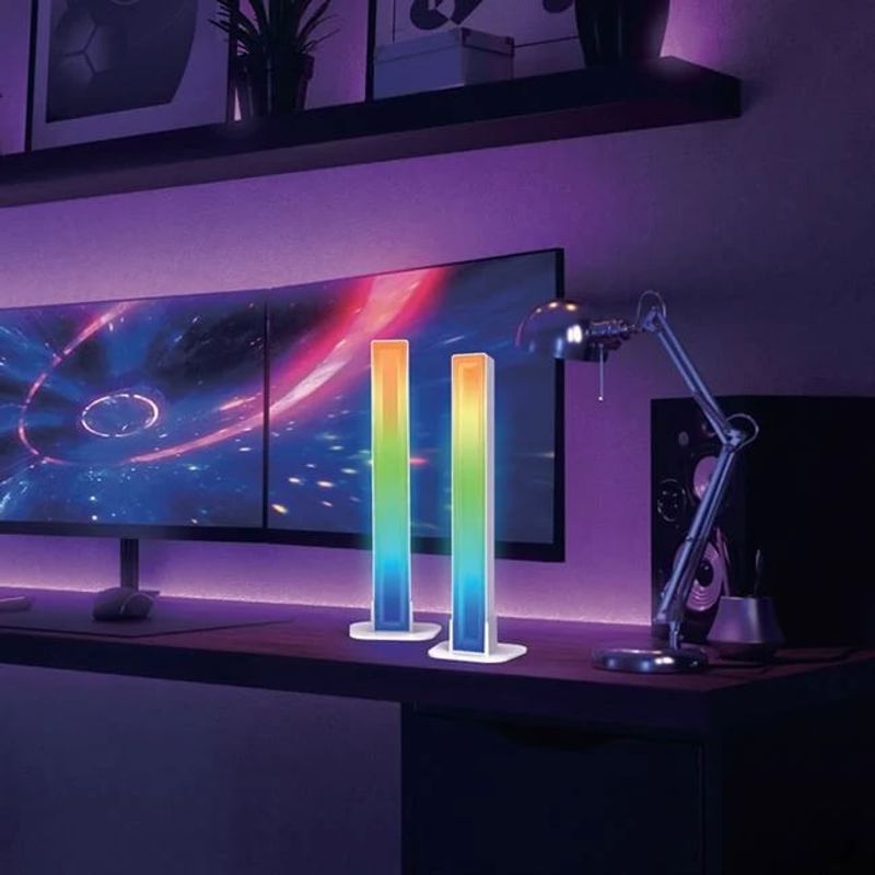Casa si Gradina - Corpuri si surse de iluminat - Benzi LED - Set 2 buc Bara LED RGB - Infinity.ro