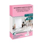 Casa si Gradina - Decoratiuni - Oglinzi - Oglinda Alba, cu Suport cu 16 becuri LED, plastic, alb - Infinity.ro