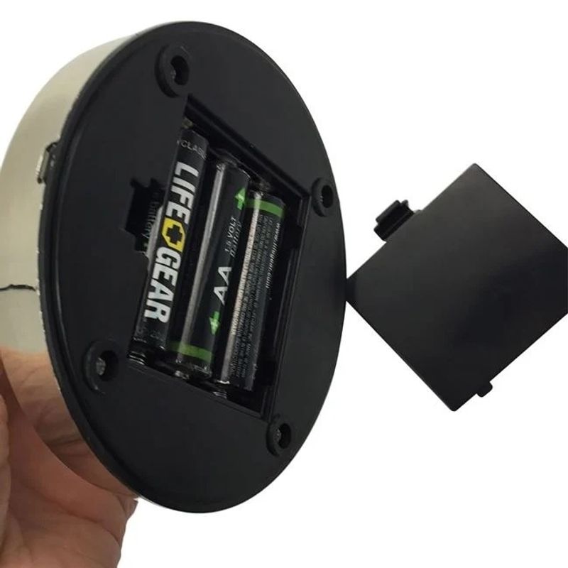 Casa si Gradina - Decoratiuni - Oglinzi - Oglinda Dubla cu Marire,10 becuri LED, USB, rotire 360, 4.5 W, gri - Infinity.ro