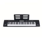 TV, Audio-Video si Foto - Instrumente muzicale - Instrumente de percutie - Orga electronica cu 61 clape, 200 tonuri si 200 ritmuri, pentru copii si adulti, cu incarcator si maner, negru - Infinity.ro