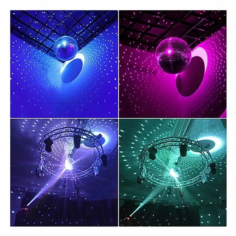 TV, Audio-Video si Foto - Instrumente muzicale - Accesorii instrumente muzicale - Disco ball, glob decorativ, diametru 25cm, argintiu - Infinity.ro