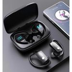 TV, Audio-Video si Foto - Portabile audio - Casti audio - Casti wirelessm Bluetooth 5.1, Afisaj Digital, Noise cancelling, Baterie 650mAh, Autonomie 36h, Negru - Infinity.ro