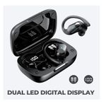 TV, Audio-Video si Foto - Portabile audio - Casti audio - Casti wirelessm Bluetooth 5.1, Afisaj Digital, Noise cancelling, Baterie 650mAh, Autonomie 36h, Negru - Infinity.ro