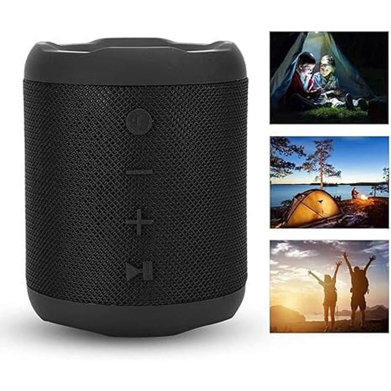 TV, Audio-Video si Foto - Portabile audio - Boxe portabile - Boxa portabila 360°, Bluetooth, Wireless Radio FM, Slot card MicroSD, IPX6, Acumulator 1200mAh, Negru - Infinity.ro