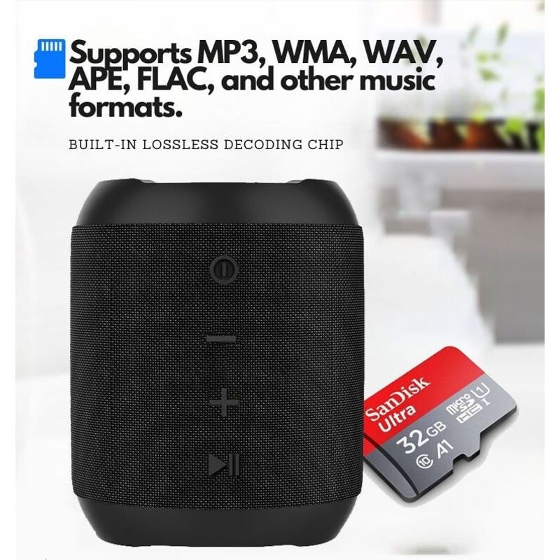 TV, Audio-Video si Foto - Portabile audio - Boxe portabile - Boxa portabila 360°, Bluetooth, Wireless Radio FM, Slot card MicroSD, IPX6, Acumulator 1200mAh, Negru - Infinity.ro