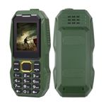 Laptop, Telefoane si Tablete - Telefoane mobile si accesorii - Telefoane Mobile - Telefon Militar cu ecran de 1.8", Dual Sim cu Carcasa Antisoc, Acumulator 5800mah, Lanterna, Radio, Slot Sim, Verde - Infinity.ro