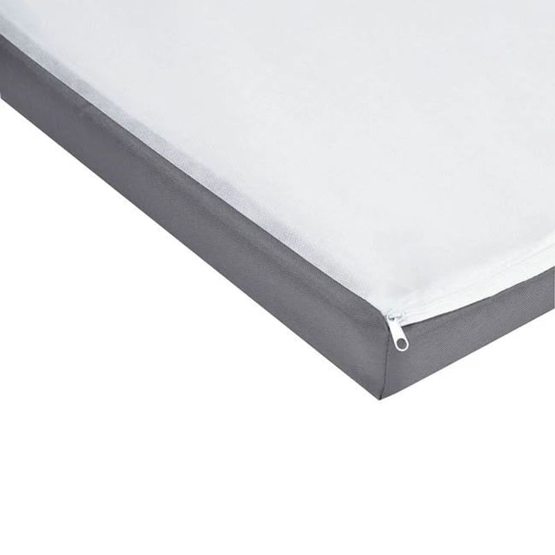 Casa si Gradina - Mobilier - Mobilier copii - Saltele patut copii - Saltea pentru patut copii, cu umplutura poliuretanica, dimensiuni 118x59x5cm, gri-alb - Infinity.ro