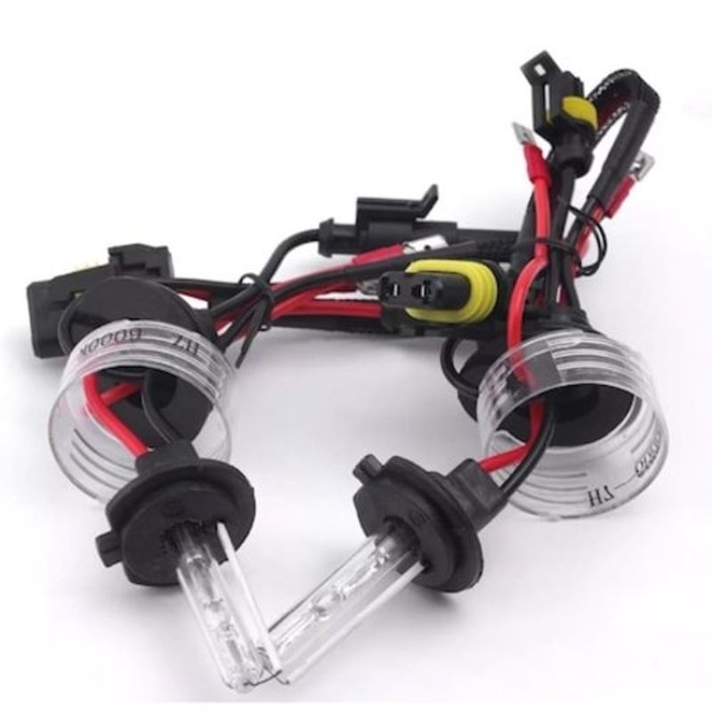 Auto si Moto - Electrice auto - Iluminare si semnalizare - Becuri auto - Set 2 Becuri Xenon H7 6000K cu Balast Slim Premium - Alb-Rece, 12V, 55W - Infinity.ro