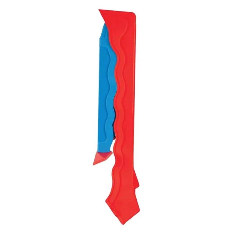 Jucarii, Copii si Bebe - Jucarii si jocuri - Jucarii de exterior - Tobogane copii - Tobogan din plastic pliabil pentru copii, cu trepte stabile si conectare la apa, rosu cu albastru, 126x59x71 cm - Infinity.ro