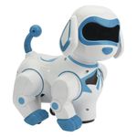 Jucarii, Copii si Bebe - Jucarii si jocuri - Vehicule si jucarii cu telecomanda - Roboti de jucarie - Jucarie robot, caine inteligent, da din cap, din coada si isi misca picioarele, cu sunet,16x15x20cm, alb - Infinity.ro
