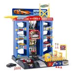 Jucarii, Copii si Bebe - Jucarii si jocuri - Vehicule si jucarii cu telecomanda - Masinute - Set de joaca format din garaj si vehicule, cu 4 nivele si locuri pentru masini, multicolor - Infinity.ro