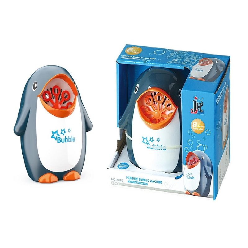 Jucarii, Copii si Bebe - Jucarii si jocuri - Jucarii & jocuri educative - Jucarii interactive - Jucarie pentru baloane de sapun, electric, in forma de pinguin, pentru copii 3 ani+, plastic, multicolor - Infinity.ro