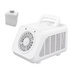 Jucarii, Copii si Bebe - Jucarii si jocuri - Jucarii & jocuri educative - Jucarii interactive - Masina electrica de facut baloane din sapun, lumini LED, 2 viteze, 200ml, 12000 de baloane/min, 12x13x19cm, negru/alb - Infinity.ro