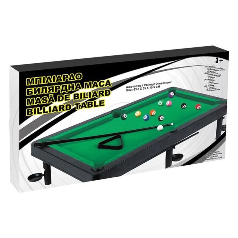 Sport si Outdoor - Alte sporturi - Biliard - Masa de Biliard din Plastic, 63.8x35x15.5 cm, Joc de Masa pentru Copii - Infinity.ro