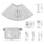 Jucarii, Copii si Bebe - Jucarii si jocuri - Jucarii & jocuri educative - Jucarii interactive - Set de joaca, frizer, din lemn, pentru copii 3 ani+, cu 16 accesorii, 21.5x17.10 cm, maro-albastru - Infinity.ro