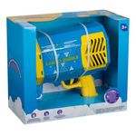 Jucarii, Copii si Bebe - Jucarii si jocuri - Jucarii & jocuri educative - Jucarii interactive - Arma pentru baloane de sapun, cu lumina si rezerva, dimensiuni 28x24x14cm, albastru-galben - Infinity.ro