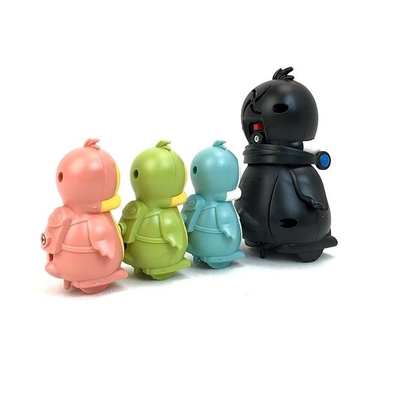 Jucarii, Copii si Bebe - Jucarii si jocuri - Jucarii & jocuri educative - Jucarii interactive - Set cu 4 Pinguini Magnetici care merg si canta, pentru copii de 3 ani+, Multicolor - Infinity.ro