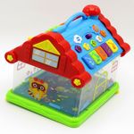 Jucarii, Copii si Bebe - Jucarii si jocuri - Jucarii & jocuri educative - Jucarii interactive - Jucarie interactiva casuta cu proiectii, lumini si melodii, copii 1.5 ani+, 23x20x15cm, Multicolor - Infinity.ro