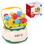 Jucarii, Copii si Bebe - Jucarii si jocuri - Jucarii & jocuri educative - Jucarii interactive - Jucarie edicativa pentru copii de 1.5 ani+, in forma de cos cu flori, din plastic, multicolor - Infinity.ro