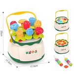 Jucarii, Copii si Bebe - Jucarii si jocuri - Jucarii & jocuri educative - Jucarii interactive - Jucarie edicativa pentru copii de 1.5 ani+, in forma de cos cu flori, din plastic, multicolor - Infinity.ro