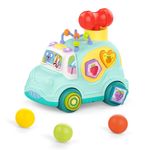 Jucarii, Copii si Bebe - Jucarii si jocuri - Jucarii & jocuri educative - Jucarii interactive - Jucarie interactiva de sortare - Camionul cu sunete, pentru Copii de la 18 luni+, Verde-Multicolor - Infinity.ro