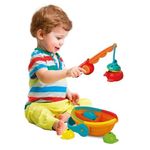 Jucarii, Copii si Bebe - Jucarii si jocuri - Jucarii bebelusi - Jucarii interactive bebelusi - Set de pescuit pentru copii 1 an+,sunete, Include undita si 4 pestisori,abilitatile cognitive si motorii, 19x11.5x24.5cm - Infinity.ro