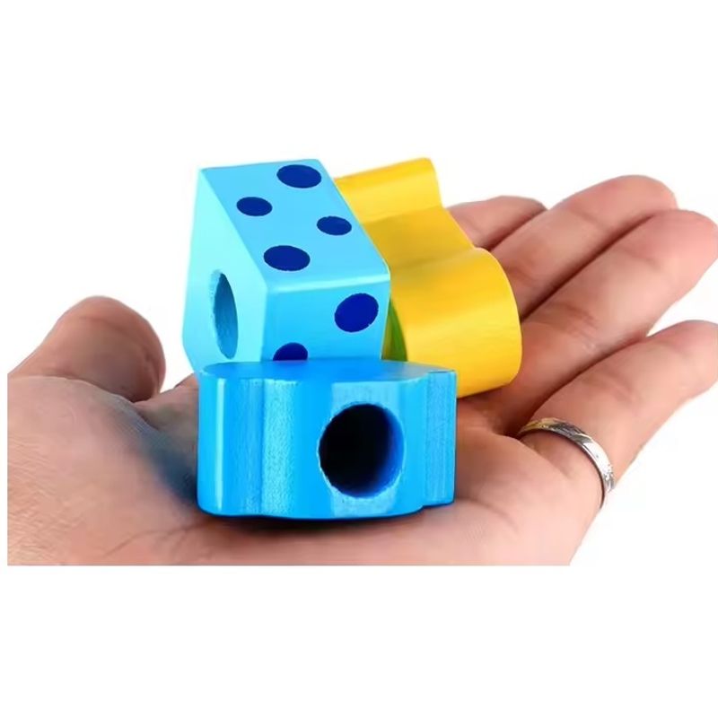 Jucarii, Copii si Bebe - Jucarii si jocuri - Jucarii bebelusi - Jucarii interactive bebelusi - Joc de stivuit animalute, cu 5 coloane, din lemn, pentru copii 3 ani+, 22x14x7 cm, multicolor - Infinity.ro