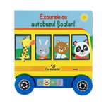 Jucarii, Copii si Bebe - Jucarii si jocuri - Jucarii bebelusi - Jucarii interactive bebelusi - Carte cu Sunet „Excursie cu Autobuzul Scolar”, 21.5x23.5 cm - 4F - Infinity.ro
