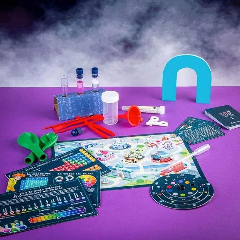 Jucarii, Copii si Bebe - Jucarii si jocuri - Jucarii & jocuri educative - Jocuri si jucarii educative - Set de Stiinta si Joaca ”Primul Set de Chimie” , 60 de experimente usoare - Infinity.ro