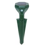 Market - Curatenie si intretinere casa - Produse menaj - Insecticide si capcane - Aparat Solar Anti Rozatoare si Serpi, cu Vibratii, din plastic, non-toxic, pentru gradina, 27.5 cm, Alb - Infinity.ro