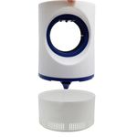 Market - Curatenie si intretinere casa - Produse menaj - Insecticide si capcane - Capcana Electrica pentru Insecte 5V cu USB Alba Bleu 12x21cm - Infinity.ro