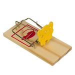 Market - Curatenie si intretinere casa - Produse menaj - Insecticide si capcane - Capcana pentru Soareci, dimensiune 10x4.5cm - 2buc, lemn - Infinity.ro