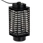 Casa si Gradina - Corpuri si surse de iluminat - Iluminat exterior - Felinare - Felinar - Aparat Negru Anti Insecte cu Lampa UV 1.2W 9x21cm - Infinity.ro