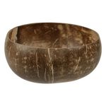 Casa si Gradina - Bucatarie si vesela - Vesela si tacamuri - Farfurii si boluri - Bol din nuca de cocos, 100% naturala, diametru 14cm, maro - Infinity.ro
