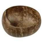Casa si Gradina - Bucatarie si vesela - Vesela si tacamuri - Farfurii si boluri - Bol din nuca de cocos, 100% naturala, diametru 14cm, maro - Infinity.ro