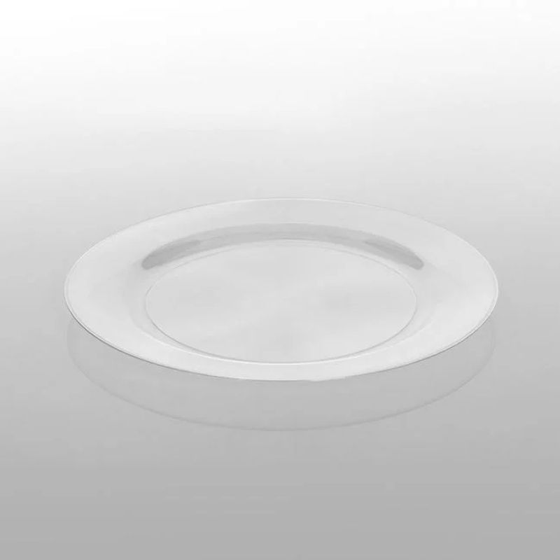 Casa si Gradina - Bucatarie si vesela - Vesela si tacamuri - Farfurii si boluri - Farfurii intinse, reutilizabile, din plastic, diametru 23cm, 15 buc, transparente - Infinity.ro