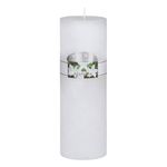 Casa si Gradina - Decoratiuni - Aromaterapie si lumanari - Lumanari si candele - Lumanare decorativa, parfumata, din parafina, aroma de iasomie, timp de ardere 92 ore, Ø7.5x20 cm, alb - Infinity.ro