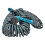 Casa si Gradina - Gradinarit si plante - Instalatii si accesorii pentru irigatii - Furtunuri de gradina si accesorii - Furtun Spiralat Gri Bleu du 4 Accesorii 7 Functii - 20m - Infinity.ro
