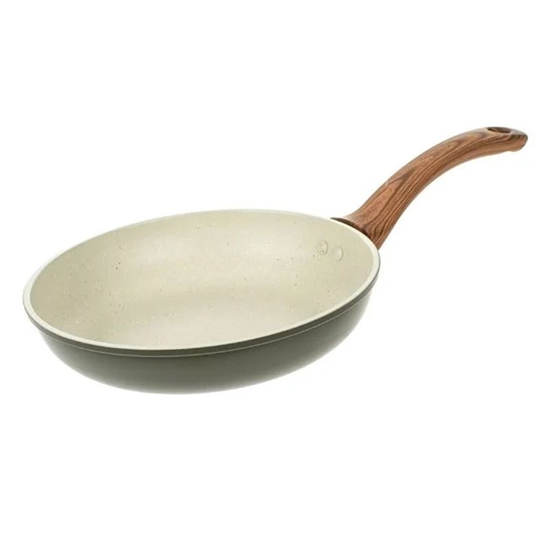 Casa si Gradina - Bucatarie si vesela - Vase pentru gatit - Tigai si seturi - Tigaie antiaderenta, cu strat triplu de acoperire, diametru 24cm, verde - Infinity.ro