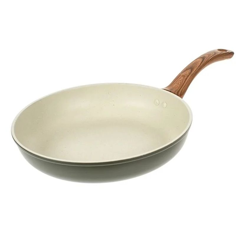 Casa si Gradina - Bucatarie si vesela - Vase pentru gatit - Tigai si seturi - Tigaie antiaderenta, strat triplu de acoperire, diametru 28cm, verde - Infinity.ro