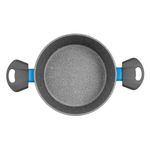 Casa si Gradina - Bucatarie si vesela - Vase pentru gatit - Oale si cratite - Cratita antiaderenta, din ceramica, diametru 24cm, gri - Infinity.ro