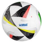 Sport si Outdoor - Sporturi de echipa - Fotbal - Mingi fotbal - Minge de fotbal din piele sintetica, marimea 5, alba cu modele colorate Euro - Infinity.ro
