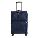 Sport si Outdoor - Articole de voiaj - Genti voiaj - Valiza Troler, Albastra, cu Buzunare Exterioare, 83L - Infinity.ro