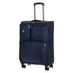 Sport si Outdoor - Articole de voiaj - Genti voiaj - Valiza Troler, Albastra, cu Buzunare Exterioare, 83L - Infinity.ro