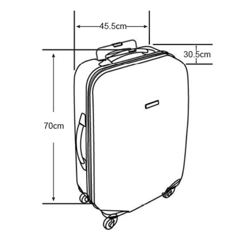 Sport si Outdoor - Articole de voiaj - Genti voiaj - Valiza Troler, Albastra, cu Buzunare Exterioare, 83L - Infinity.ro