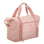 Sport si Outdoor - Articole de voiaj - Genti voiaj - Geanta de Voiaj Pliabila, Roz, cu Buzunare, 42L - Infinity.ro