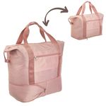 Sport si Outdoor - Articole de voiaj - Genti voiaj - Geanta de Voiaj Pliabila, Roz, cu Buzunare, 42L - Infinity.ro