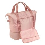 Sport si Outdoor - Articole de voiaj - Genti voiaj - Geanta de Voiaj Pliabila, Roz, cu Buzunare, 42L - Infinity.ro